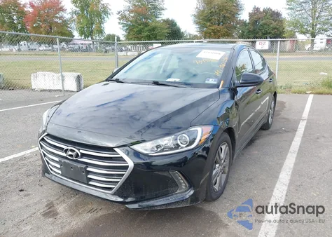 2018 Hyundai Elantra Value Edition z USA, uszkodzony, nr VIN 5NPD84LF6JH291531